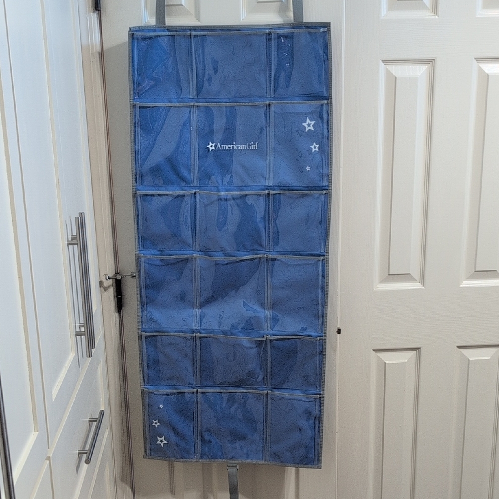 American Girl Blue Closet Organizer for Storage